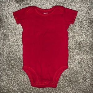 Red One Piece Bodysuit